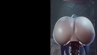 Dota Luna Fucks Anal on Huge Dildo | MakimaOrders - 6 image