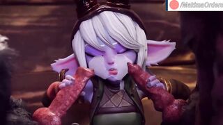 1080p Monster Cock Fucks Tristana Until Creampie | MakimaOrders - 3 image