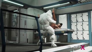 A hot black girl needs a huge cyborg cock in her ass - 5 image