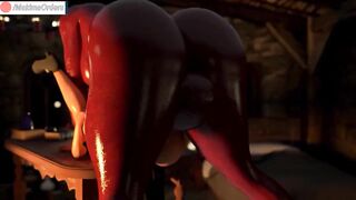 Huge cock shemale fucking a sorcerer | MakimaOrders - 9 image