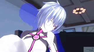 Uncensored Japanese animation Eva Rei Ayanami defloration high resolution - 3 image