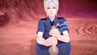 3D hentai big tit policewoman 01 - 3 image