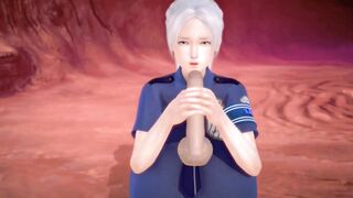 3D hentai big tit policewoman 01 - 4 image