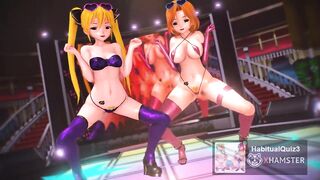 mmd r18 sex agent idol Mian & Riho sexuafaction dance cum mind control 3d hentai - 4 image