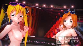 mmd r18 sex agent idol Mian & Riho sexuafaction dance cum mind control 3d hentai - 8 image