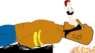 Hentai Fantasy Facesit a Bondaged Titan - 10 image