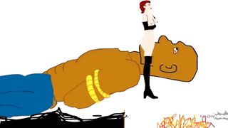 Hentai Fantasy Facesit a Bondaged Titan - 2 image