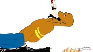 Hentai Fantasy Facesit a Bondaged Titan - 4 image