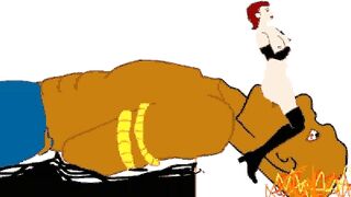 Hentai Fantasy Facesit a Bondaged Titan - 7 image