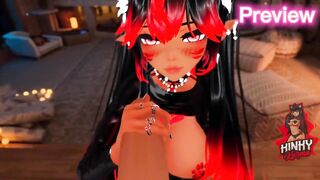 VRChat E-girl sucks your cock to release after work stress - 6 image