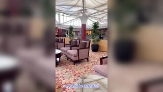 Japanese horny Managing dicretor,She was Flashing Big clit at The hotel entrance robby,Hentai Lady, - 8 image