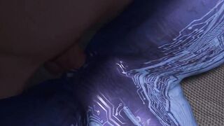 Sex with Cortana on the Bed | Halo 3D Porn Parody - 6 image