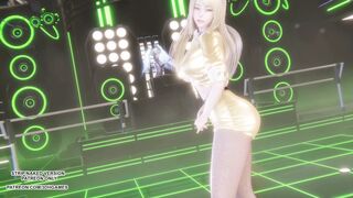 MMD Hellovenus-Im ill Sexy Kpop Dance Ahri League Of Legends KDA - 1 image