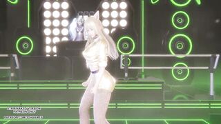 MMD Hellovenus-Im ill Sexy Kpop Dance Ahri League Of Legends KDA - 2 image