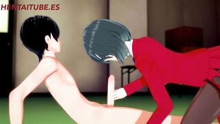 Sword Art Online Hentai 3D - Kirito x Suhuha. Handjob, blowjob, fuck with cum inside - 2 image
