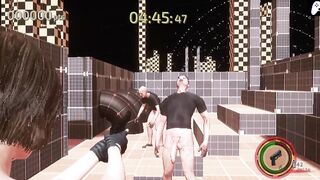 | Bioasshard | Big ass woman gets fucked by zombies with long throbbing cock Hentai Game Gameplay - 2 image