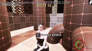 | Bioasshard | Big ass woman gets fucked by zombies with long throbbing cock Hentai Game Gameplay - 6 image