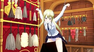 uncensored Japanese hentai anime, young virgin deflower, spanking, peeing, creampie ASMR - 1 image