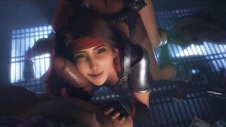 3D Compilation: Final Fantasy Tifa Anal Fucked Cowgirl Dick Ride Jessie Threesome Uncensored Hentai - 2 image