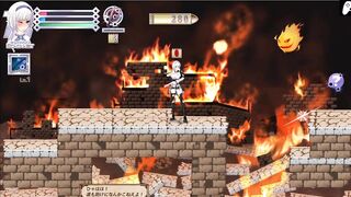 Bullet Requiem | Stage 1 | White haired gunslinger joins in fucks and enjoys getting creampied | Hentai Game Gameplay P1 - 10 image