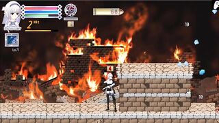 Bullet Requiem | Stage 1 | White haired gunslinger joins in fucks and enjoys getting creampied | Hentai Game Gameplay P1 - 2 image