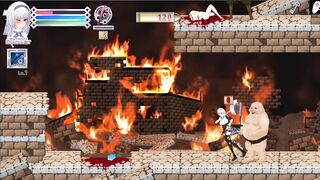 Bullet Requiem | Stage 1 | White haired gunslinger joins in fucks and enjoys getting creampied | Hentai Game Gameplay P1