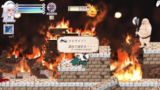 Bullet Requiem | Stage 1 | White haired gunslinger joins in fucks and enjoys getting creampied | Hentai Game Gameplay P1 - 7 image