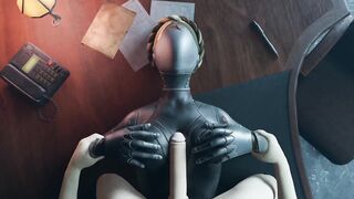 Atomic Heart White guy tits fuck Robot Girl Big Boobs Cum on the face Titjob Animation 2023