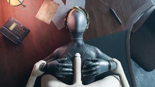 Atomic Heart White guy tits fuck Robot Girl Big Boobs Cum on the face Titjob Animation 2023 - 8 image