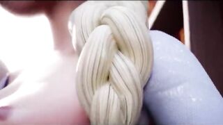 Elsa Frozen Anal Creampie 3D Hentai - 2 image