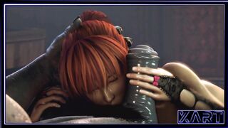 A demon with a huge dick fucks a Japanese girl very roughly - 2 image