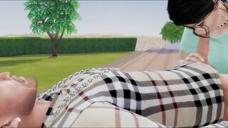 Chubby Stepdaughter Blows her OG - 5 image