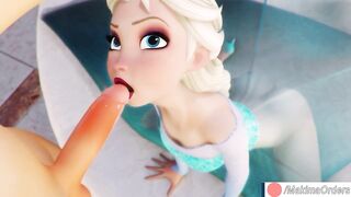 Elsa Suck Huge Dick Until Cum - 7 image