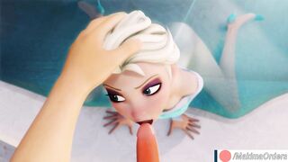 Elsa Suck Huge Dick Until Cum - 8 image