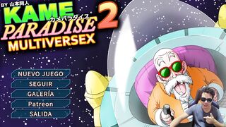 kame paradise 2 - bulma bunny girl and milk hand job - 2 image