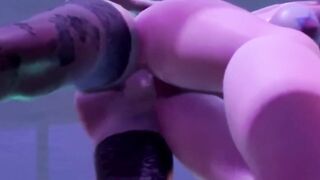 Futa Futanari Anal Schoolgirl Gangbang 3D Hentai - 5 image