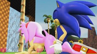 Sonic Fucks Amy's Tight, Wet Pussy & Gives Her a Creampie (ADR/ASMR) - 3 image