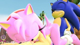 Sonic Fucks Amy's Tight, Wet Pussy & Gives Her a Creampie (ADR/ASMR) - 8 image
