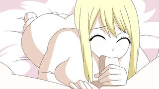 Fairy Tail XXX Lucy and Gray Hentai anime cartoon uncencoured kunoichi milf mommy blowjob teen pussy - 5 image