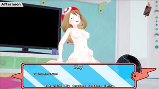 Pokemon Trainer May Wants To Try Cowgirl Riding - 10 image