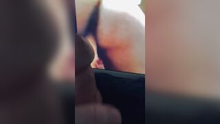 Baked and horny watching cartoon babe  - 2 image