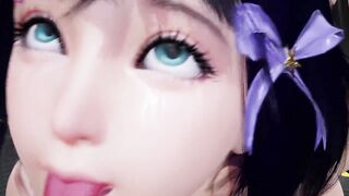 Sexy Asian Girl Fucked Silly until she gets an Ahegao face | 3D Porn - 10 image