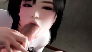 Horny girl pleasures a guy in the locker room while being tied - 4 image