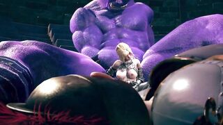 Giant ork fucked armor knights - 4 image