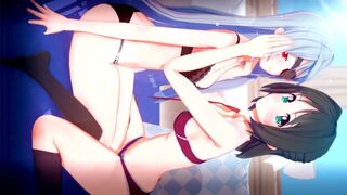 LAURA BODEWIG AND MIKU KONIHATA HAVE LESBIAN SEX 