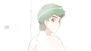 MILF Stepsister Takes a Bath with her 18yo Stepbrother - Uncensored Hentai [Subtitled] - 2 image