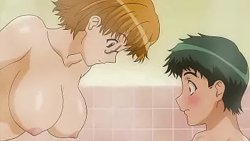 Mom Son Was Bathing Watching Sister - MILF Stepsister Takes a Bath with her 18yo Stepbrother - Uncensored Hentai  [Subtitled] watch online