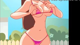 Hot girls getting a suntan - The Naughty Home Animation Hentai - 4 image