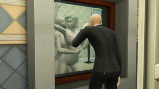 Android 18 Fucked By Master Roshi In Front Of Her Cuckold Husband Dragon Ball Hentai Parody - 9 image