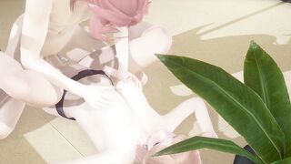 Jujutsu Kaisen Hentai - Nobara Kugisaki Hardsex in a library - Japanese Asian Manga Anime Game Porn - 10 image